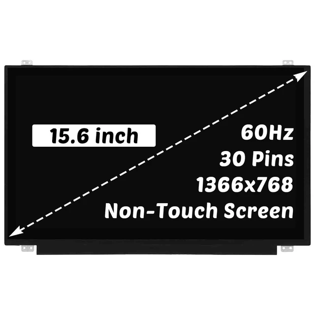 Alt view image 6 of 10 - Replacement for Acer Chromebook 15 CB3-532 CB3-532-C3F7 15.6" 30 Pins LCD Non-Touch Screen Digitizer Display Panel (for 1366x768 Only)
