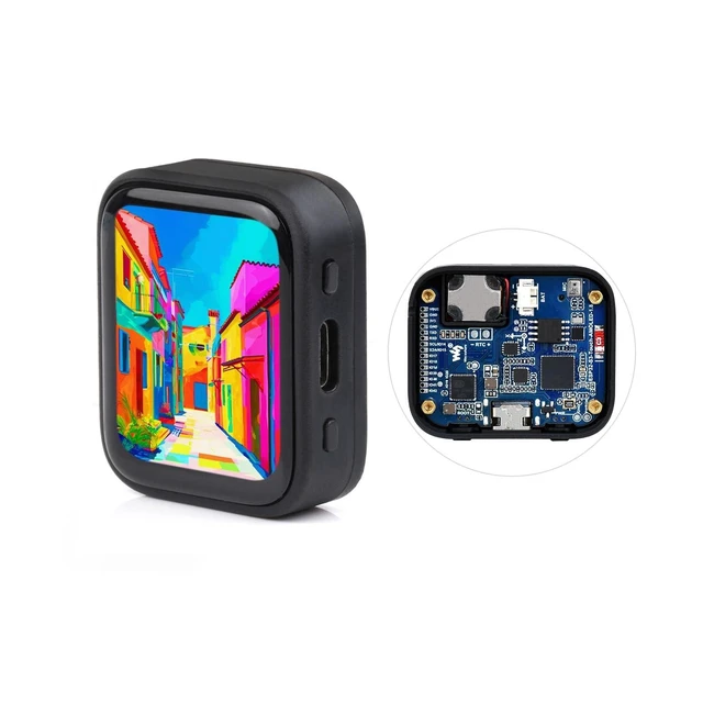 Alt view image 6 of 10 - Waveshare ESP32-S3 1.8inch AMOLED Touch Display, Embedded with SH8601 Display Driver and FT3168 Capacitive Touch Chip, ESP32 with Display,32-bit LX7 Dual-core, 368448 Pixels, Without Lithium Battery