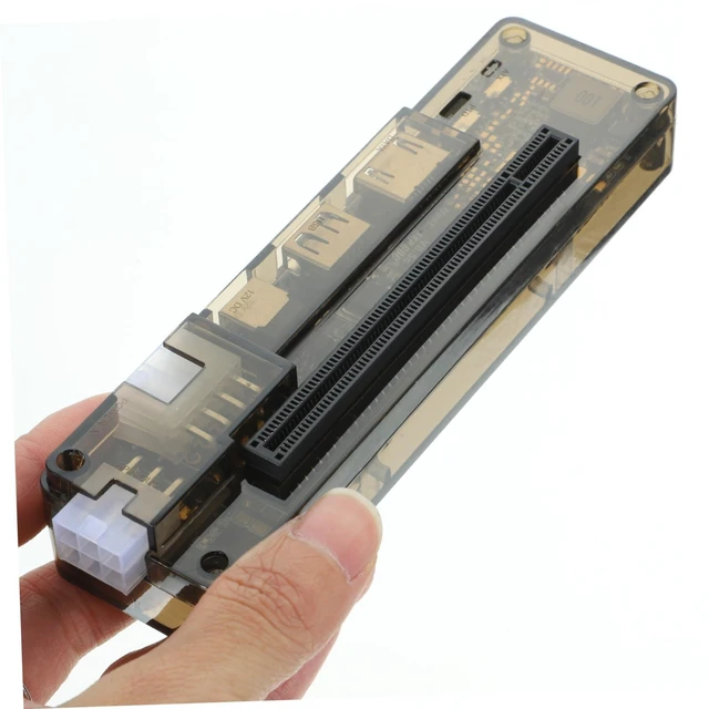 Alt view image 7 of 10 - Yardenfun Graphics Card Expansion Dock External Gpu for Laptop Portable No Installation Required Random Style