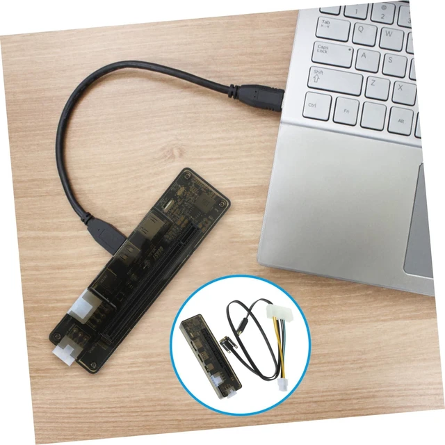 Alt view image 10 of 10 - Yardenfun Graphics Card Expansion Dock External Gpu for Laptop Portable No Installation Required Random Style