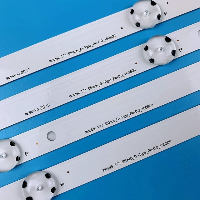 Alt view image 8 of 10 - PANMILED 12 Pieces Led Backlight Strips for LG 65 TV 65UJ63 65UJ6300-UA 65UJ6200-UA 65UJ5500 65UJ6320 Innotek 17Y 65inch_A SSC 65UJ63_UHD_A B C D