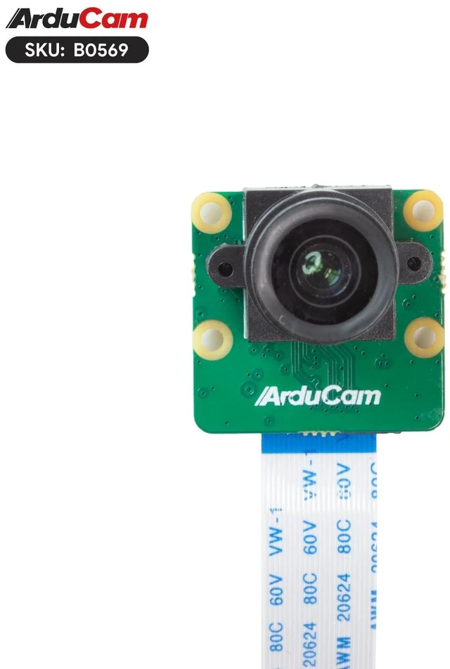 Alt view image 8 of 10 - Arducam for Raspberry Pi Camera, 4K IMX415 Low Light Camera Module with M12 Lens, 15-15pin, 15-22pin Ribbon Cable Included