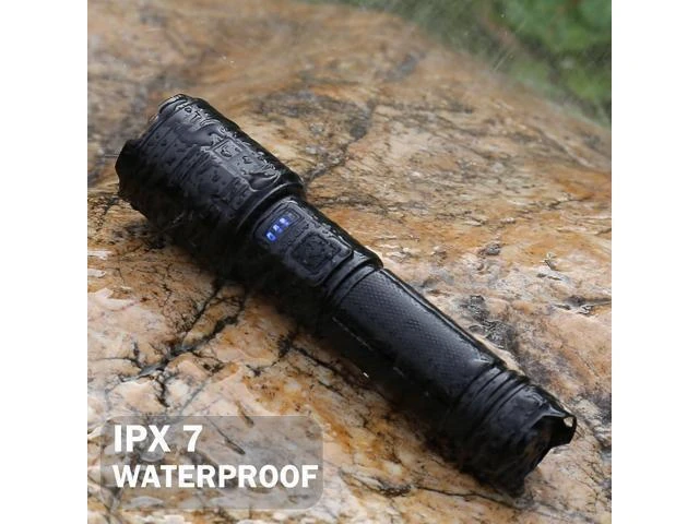 Alt view image 14 of 14 - Rechargeable Flashlights 990 000 High Lumen 2 Pack Super Bright LED Flashlight with 5 Modes High Powered Flash Light for Home Camping Outdoor
