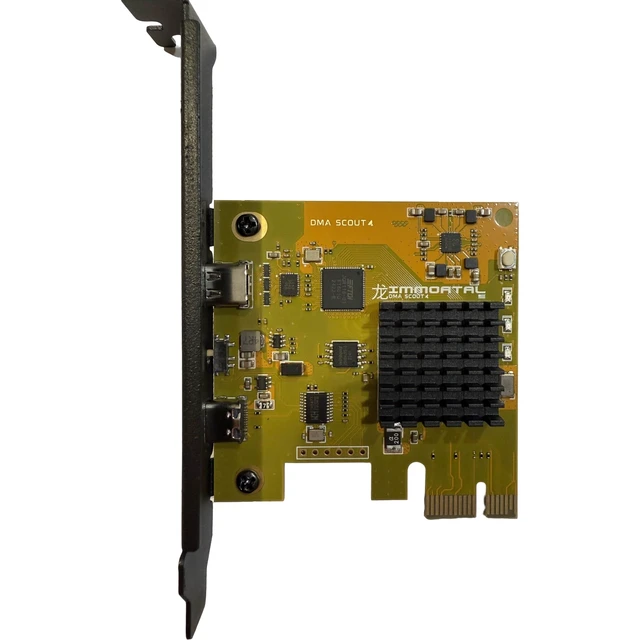 Alt view image 6 of 10 - IMMORTAL XC7 DMA Card Direct Memory Access Card USBC/PCIe PCILeechCompatible FPGA Up to275MB/s Artix7 XC7A35T USB FirmwareFlashable Xilinx FPGA DMA Development Board DMA Scout