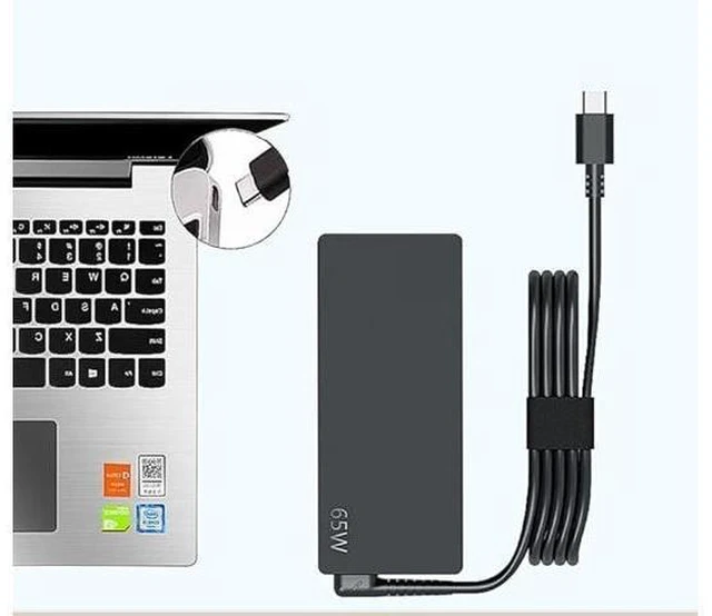 Alt view image 12 of 14 - USB C Laptop Charger Fit for Lenovo ThinkPad X1, Carbon X1 Gen 11 10 9 8 7 6 5, Yoga X1 Gen 8 7 6 5 4 3 2 Series, 65W 45W USB C Fast Power Adapter