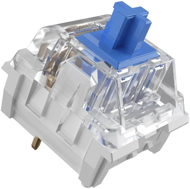 Alt view image 14 of 14 - Keyboard Clickers for 3D Prints,36 Pcs Blue Clicky Switches Kit | Responsive/MX Style/Crisp Click Sound/Pre-Lubred/Hot-swap/3 Pin Switches for Mechanical Gaming Keyboard & 3D Printed Fidgets