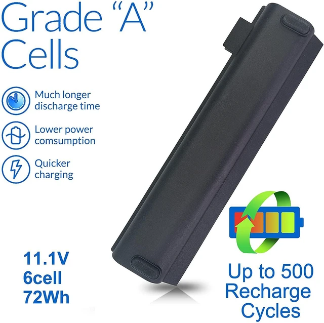Alt view image 9 of 10 - 6-CELL 61++ 72Wh , T470 T480 Extended Battery For Lenovo ThinkPad P51S ,P52S, T470 T480,P52S P51S T570 T580 A475 A485 TP25 4X50M08812 01AV423 01AV422 01AV424 01AV452 SB10K97584 SB10K97579 SB10K97580 0