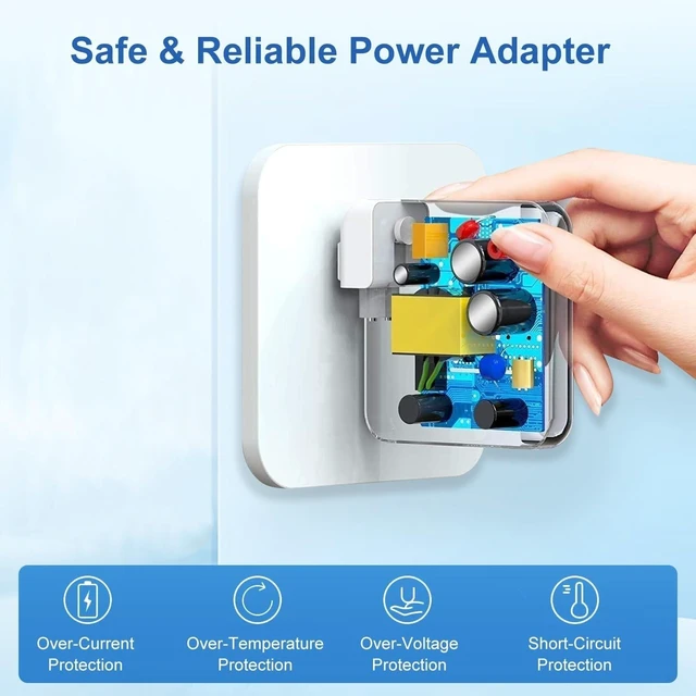 Alt view image 11 of 12 - 96W/70W Charger for Mac Book Pro 16 14 Inch Mac Book Air 15 13 Inch M4 M3 M2 M1 from 2025 2024 2023 2022 2021,USB-C to Mag 3 Power Adapter,Include 6.6ft USB-C to Mag 3 Cable(Original Quality)