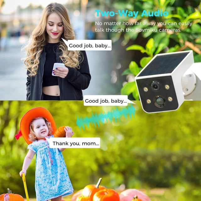 Alt view image 13 of 14 - Vicohome Best 2K Solar Camera and AI Tracking Security Camera for Home,No NVR Needed,Battery Powered,Easy to Setup,Motion Detection,Two Way Audio,Color Night Vision,SD Slot, 180 Days Exchange Policy