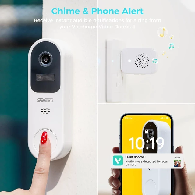 Alt view image 14 of 14 - Vicohome Best 2K Solar Camera and AI Tracking Security Camera for Home,No NVR Needed,Battery Powered,Easy to Setup,Motion Detection,Two Way Audio,Color Night Vision,SD Slot, 180 Days Exchange Policy