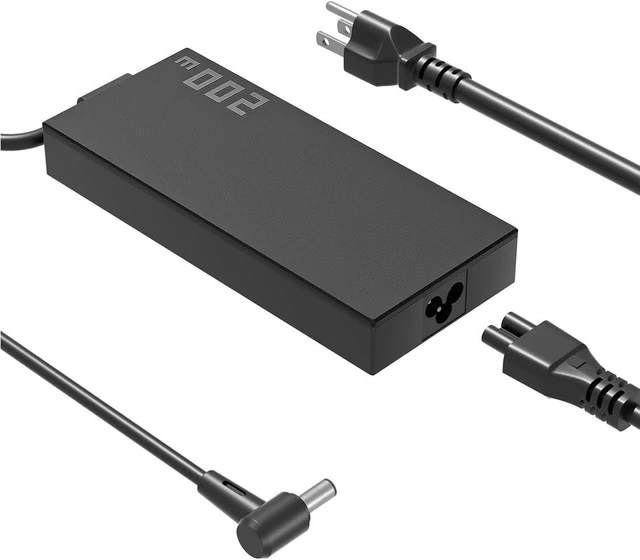 Alt view image 8 of 14 - 200W AC Charger Compatible with ASUS TUF Dash F15 FX517 FX516 TUF F15 A15 F17 A17 FX507 FA507 FX707 FA707 FA506 FX506 FA706 ROG Strix G15 G17 G513 Zephyrus G15 GA503 Zenbook UX7602 Laptop
