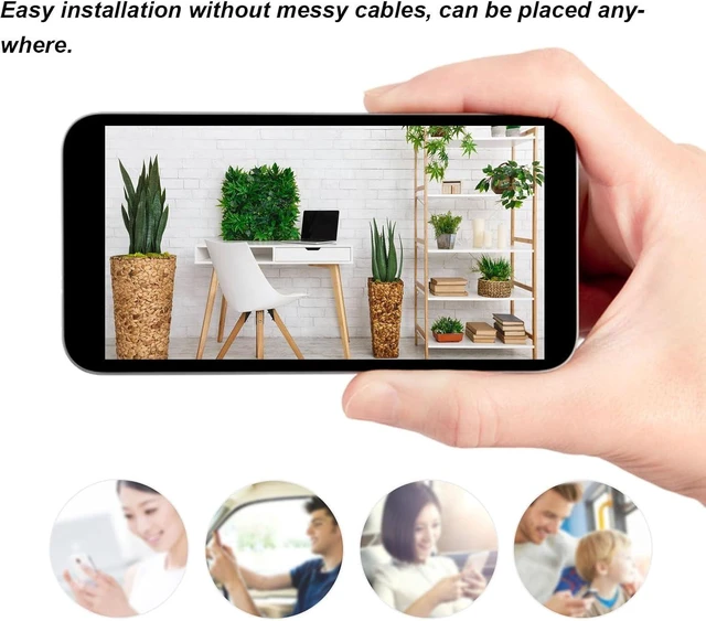 Alt view image 9 of 14 - 6MP WiFi Security Camera, Triple Lens PTZ Wireless Outdoor Camera with Human Detection and 360 Degree Coverage, for Home Security Indoor Outdoor Use