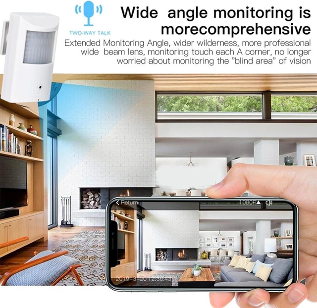 Alt view image 9 of 14 - 5MP WiFi Security Camera, Ultra HD Infrared Camera with Wired Coaxial Cable, Equipment for Home Office Living Room