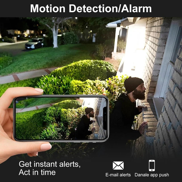 Alt view image 12 of 14 - JideTech 5MP PoE IP Bullet Camera Outdoor+Metal Universal Bullet Security Camera Junction Box