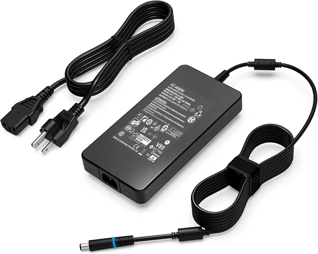Alt view image 7 of 12 - 240W Laptop Charger Compatible with Dell G16 G15 G7 G5 G3 Alienware 15 17 M15 M17 X17 X16 X15 M18X X51 Precision 7780 7770 7680 7670 7560 AC Power Adapter Supply Cord