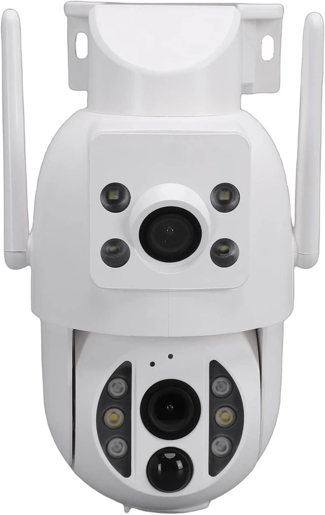 Alt view image 14 of 14 - Solar Security Camera, Wireless Outdoor Security Camera with Dual 3MP Lens 2K Resolution and 8000mAh Battery, for Home and Motion Detection