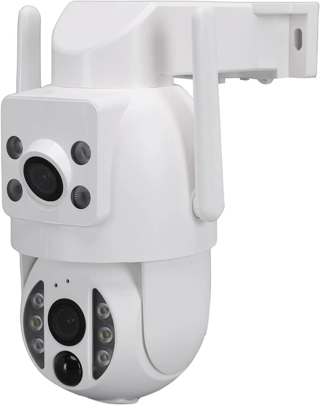 Alt view image 13 of 14 - Solar Security Camera, Wireless Outdoor Security Camera with Dual 3MP Lens 2K Resolution and 8000mAh Battery, for Home and Motion Detection
