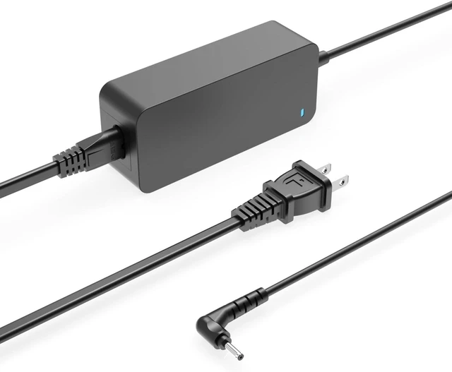 Alt view image 8 of 14 - Round Tip Travel Charger Fit for LG Gram Laptop (UL Certified Safety) 65W/48W/45W/40W
