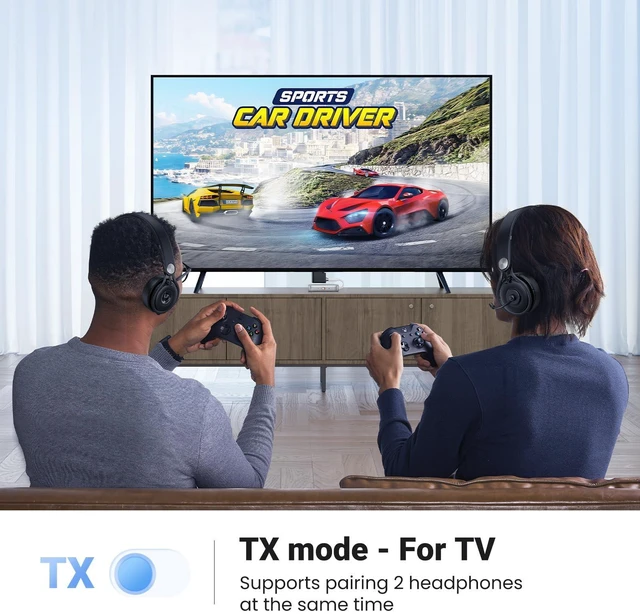 Alt view image 13 of 14 - Airplane Bluetooth 6.0 Transmitter Receiver for 2 Airpods or Headphones, Airplane Travel Essentials 2-in-1 Wireless Bluetooth Adapter, 3.5MM AUX Jack Adapter on Flight, TV, Car Stereo
