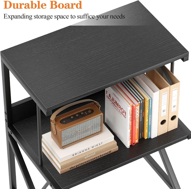 Alt view image 12 of 14 - aboxoo Printer Stand for Desk to Save Space, Metal+Wood for Home Office
