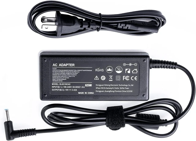 Alt view image 12 of 12 - 65W AC Adapter Laptop Charger 4.5x3.0mm Power Supply with Cord