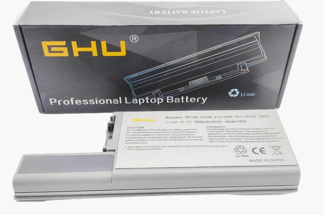 Alt view image 7 of 10 - GHU New Battery 87 WH Replacement for CF623 DF192 MM165 WN979 312-0538 Compatible for Latitude D531 D820 D830 M4300 CF623 CW666 CW674 DF230 DF249 FF231 FF232 Fit GR932 GX047 HR048 HX306 JT784