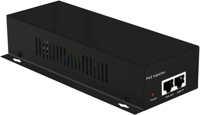 Alt view image 5 of 8 - 90W Gigabit PoE++ Injector Adapter, High Power POE Injector Single Gigabit Port Power Over Ethernet PoE Plus, 802.3af/at/bt - up to 100 Meters (325 Feet)