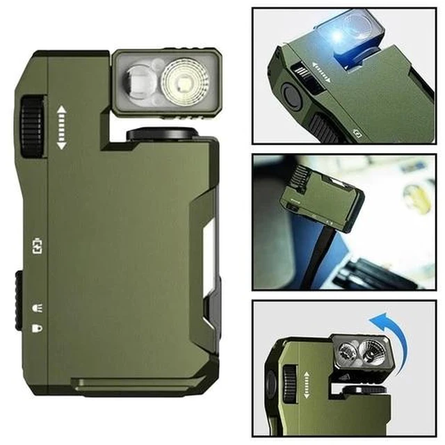Alt view image 7 of 12 - 400LM Portable Pocket Mini EDC Flashlight Waterproof Emergency Lamp for Camping