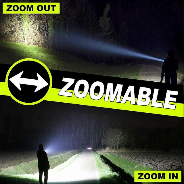 Alt view image 10 of 10 - Ecocleanpath 5000LM Rechargeable 2-in-1 LED Flashlight & Lantern, 5000mAh Power Bank, IP45 Waterproof Camping Light