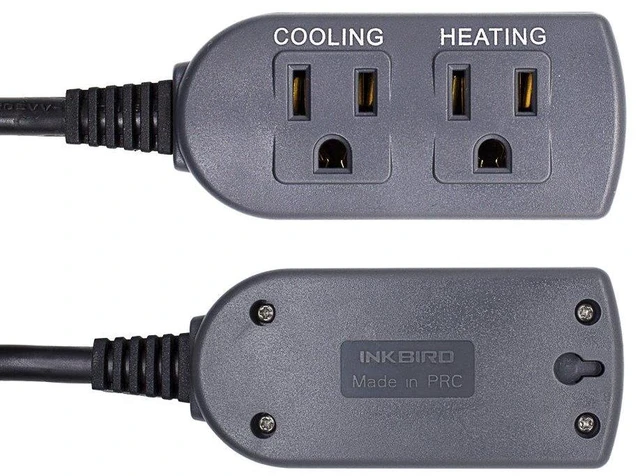 Alt view image 12 of 14 - ITC-308 Digital Temperature Controller 2-Stage Outlet Thermostat Heating and Cooling Mode Carboy Homebrew Fermenter Greenhouse Terrarium 110V 10A 1100W