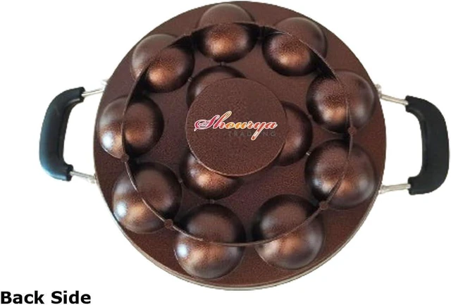 Alt view image 12 of 14 - Non Stick Appam Pan,Appam Maker,12 Pits Appam Maker, Nonstick Appam Pan,Appa Chetty Paniyaram Pan Patra,Tawa Non Stick