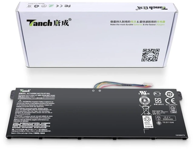 Alt view image 6 of 10 - Tanch Genuine AC14B8K Battery Replacement for Aspire R5-471T R5-571T R5-571TG R5-571TG-7229 R7-371T N15W5 CB5-571 CB3-531 Swift 3 SF314-51 15.2V 3220mAh 48Wh