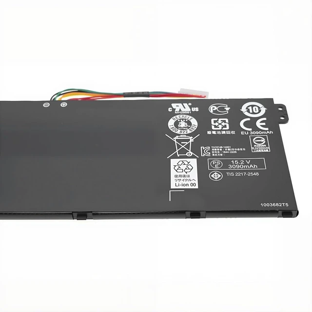 Alt view image 10 of 10 - Tanch Genuine AC14B8K Battery Replacement for Aspire R5-471T R5-571T R5-571TG R5-571TG-7229 R7-371T N15W5 CB5-571 CB3-531 Swift 3 SF314-51 15.2V 3220mAh 48Wh