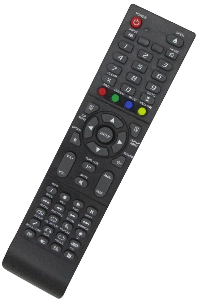 Alt view image 4 of 6 - HCDZ Replacement Remote Control for Oppo BDP-105AU BDP-105 BDP-105EU BDP-105D BDP-103D3D BDP-103 BDP-103AU BDP-103EU Blu-ray BD DVD Disc Player