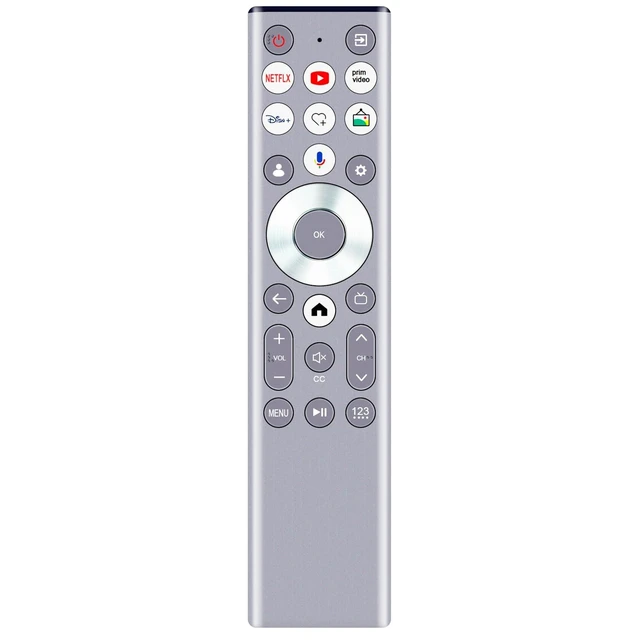 Alt view image 6 of 10 - Voice Replacement ERF6G80H Remote Control Commander Compatible with Hisense CanvasTV Smart Google TV 75S7N 55S7N 85S7N 65S7N