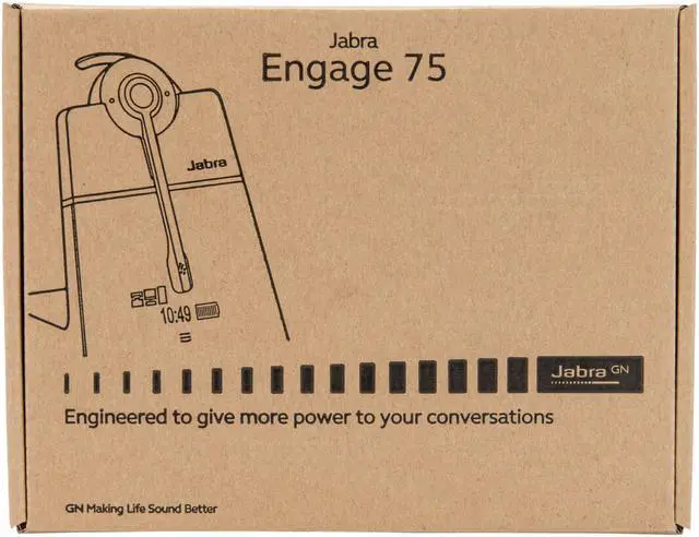 Alt view image 5 of 7 - Jabra Engage 75 Convertible Wireless Headset / Music Headphones NEW