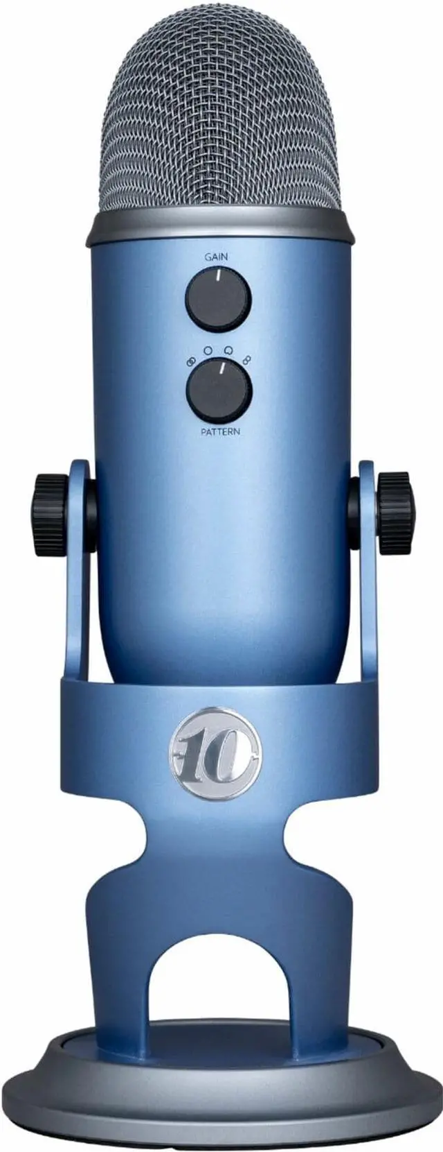 Alt view image 3 of 6 - BLUE MICROPHONES - YETI - 10TH ANNIVERSARY EDITION USB MULTI-PATTERN ELECTRET CONDENSER INSTRUMENT AND VOCAL MICROPHONE