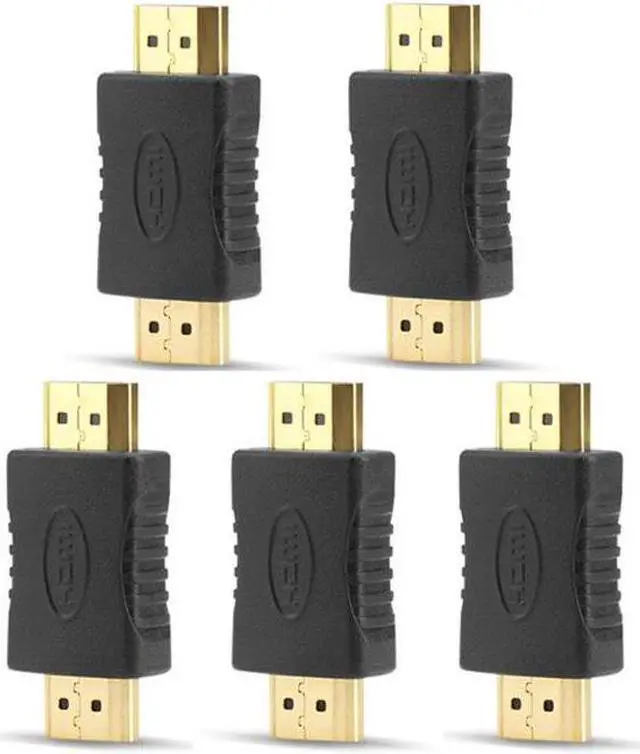 Main image of 5PCS HDMI to HDMI Cable Adapter Extender Connector Converter HDMI Male to Male Coupler Extender 4K for HDTV Projector