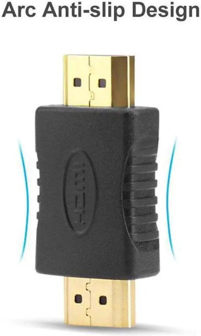 Alt view image 6 of 6 - 5PCS HDMI to HDMI Cable Adapter Extender Connector Converter HDMI Male to Male Coupler Extender 4K for HDTV Projector