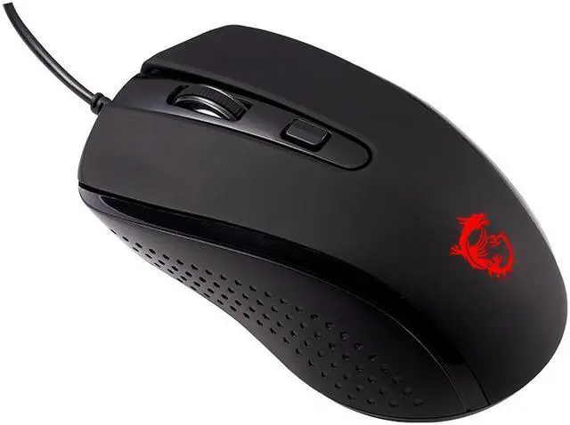 Alt view image 3 of 5 - MSI DS86 Wired Gaming Mouse, Ergonomics, LED Lighting, Desktop Computer Notebook Gaming Mouse, Black Mouse