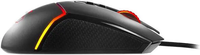 Alt view image 4 of 5 - MSI CLUTCH GM20 Gaming Mouse, Wired, RGB Glare, Dragon Spirit Lamp Of Faith, Chicken Mouse, Gaming Mouse, Ergonomics, Black
