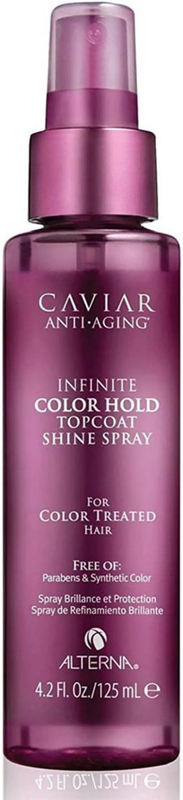 Alt view image 6 of 7 - Alterna Caviar Infinite Color Hold Topcoat Shine Spray For Color Treated Hair 4.2 Ounce