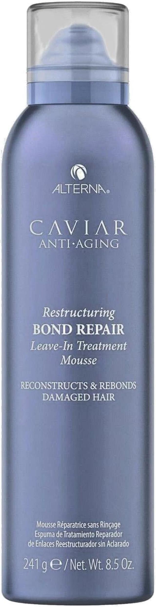 Alt view image 3 of 5 - Alterna Caviar Anti-Aging Restructuring Bond Repair Leave-In Treatment Mousse Mousse 8.5 oz