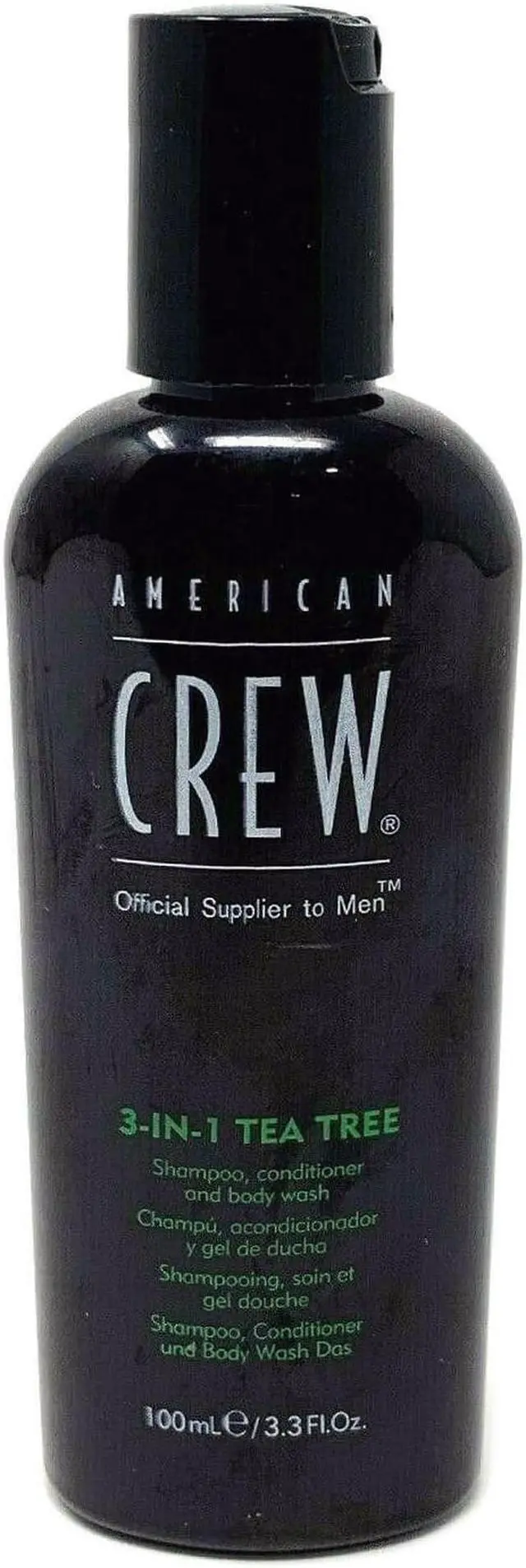 Alt view image 2 of 3 - American Crew 3-In-1 Tea Tree Shampoo Conditioner Body Wash 3.3oz 100ml