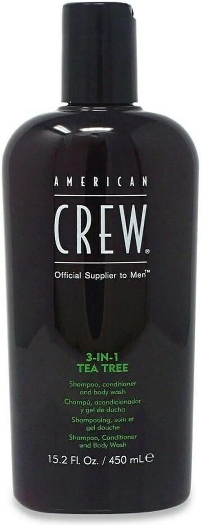 Alt view image 3 of 9 - 3-In-1 Tea Tree Shampoo & Conditioner & Body Wash by American Crew for Men - 15.2 oz Shampoo & Conditioner & Body Wash