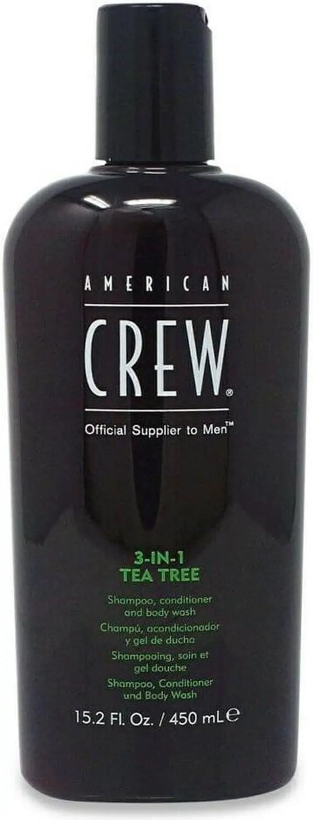 Alt view image 4 of 9 - 3-In-1 Tea Tree Shampoo & Conditioner & Body Wash by American Crew for Men - 15.2 oz Shampoo & Conditioner & Body Wash