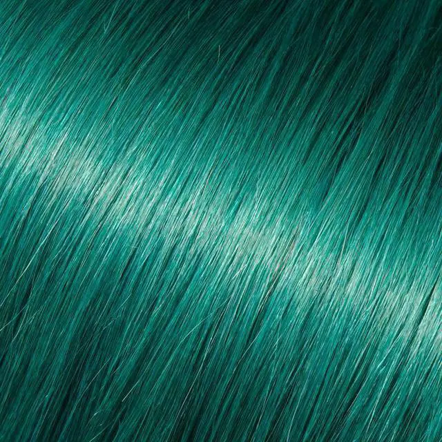 Alt view image 2 of 3 - Babe I-Tip Pro 18 Inch Peggy #Teal Hair Extensions 20 Pieces Straight Color