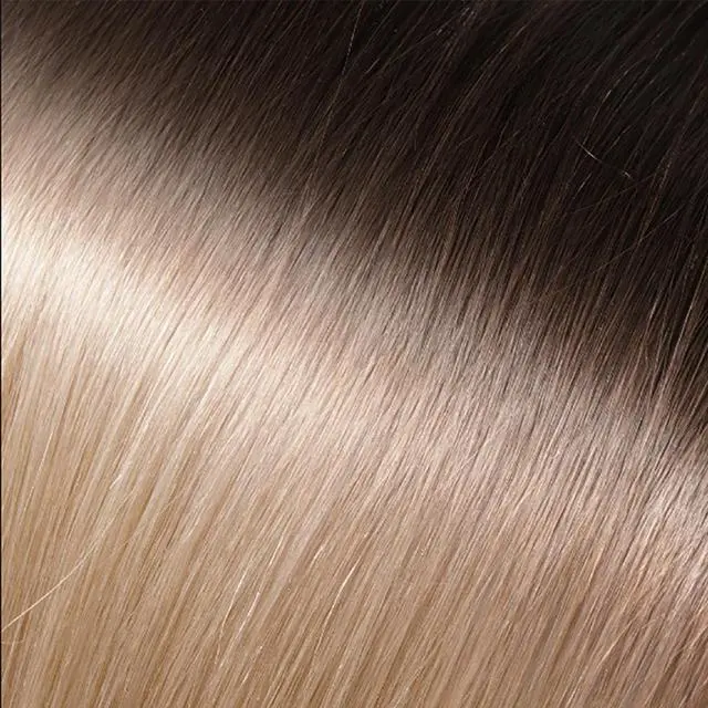Alt view image 2 of 3 - Babe Tape-In 18 Inch Stevie #Ombre 1B-60 Hair Extensions 10 Wefts Straight Color