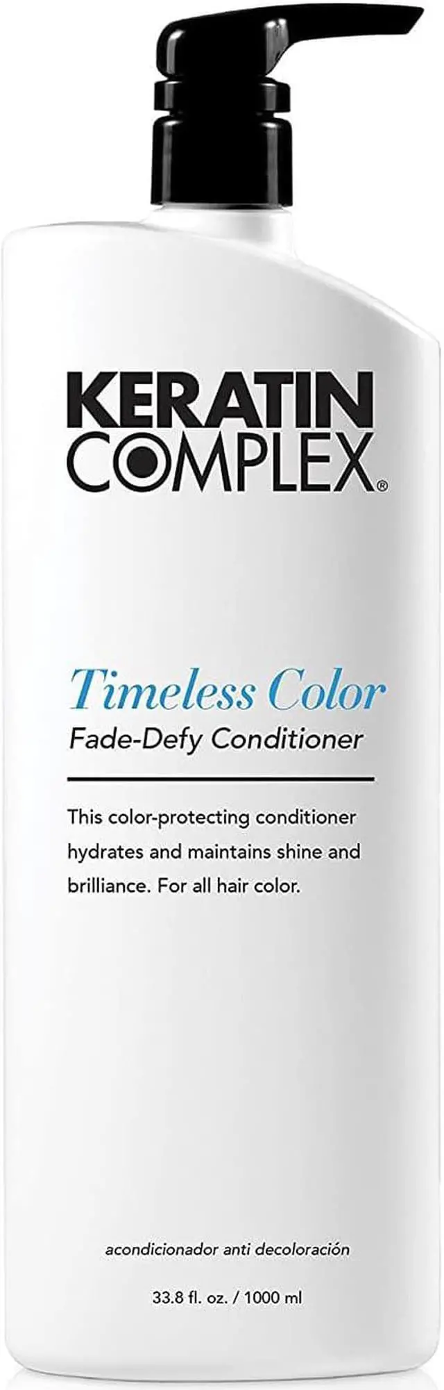 Alt view image 2 of 5 - Timeless Color Fade Defy Conditioner by Keratin Complex for Unisex - 33.8 oz Conditioner