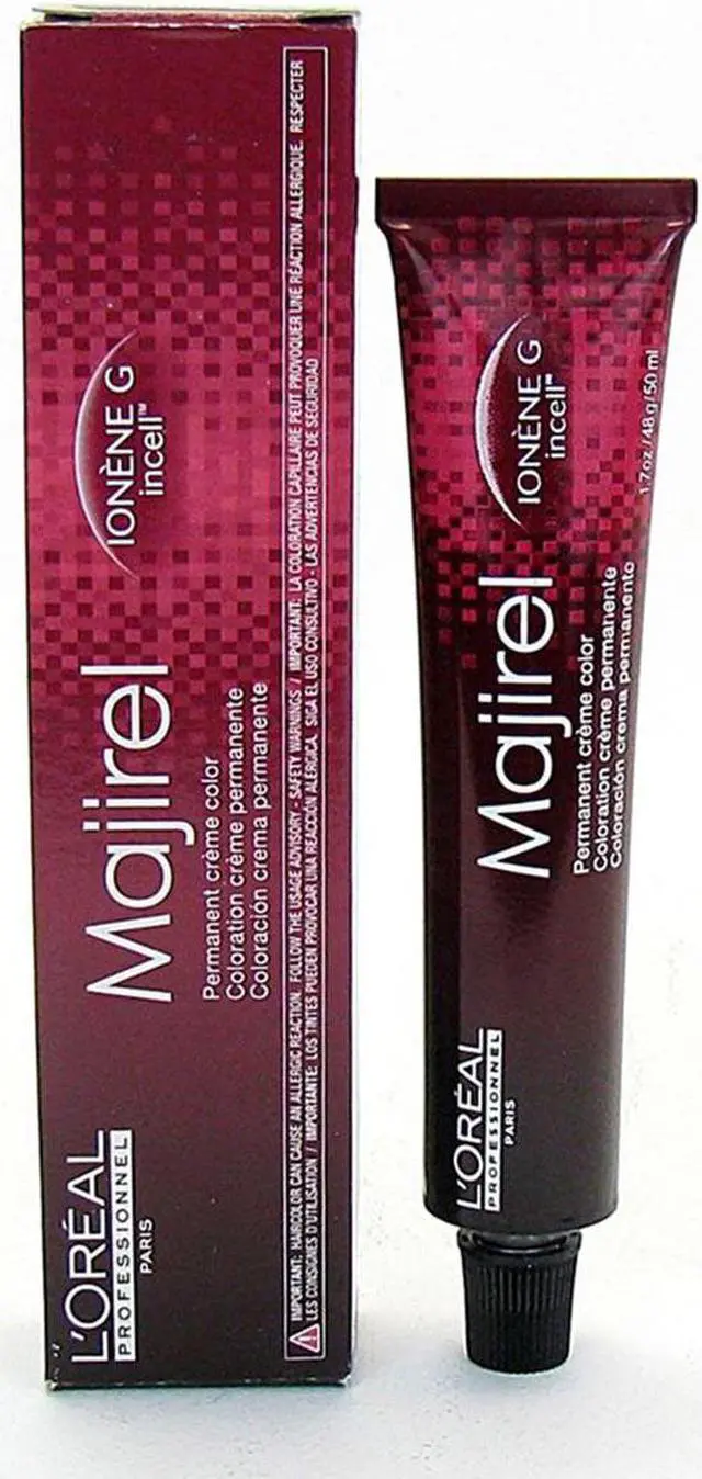 Alt view image 3 of 3 - Loreal Professionnel Pairs Majirel 5 Light Brown Natural Ionene G Incell Permanent Hair Color European=5/5N 1.7oz 50ml